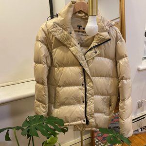 Aritzia TNA Super Puff Winter Down Coat ivory